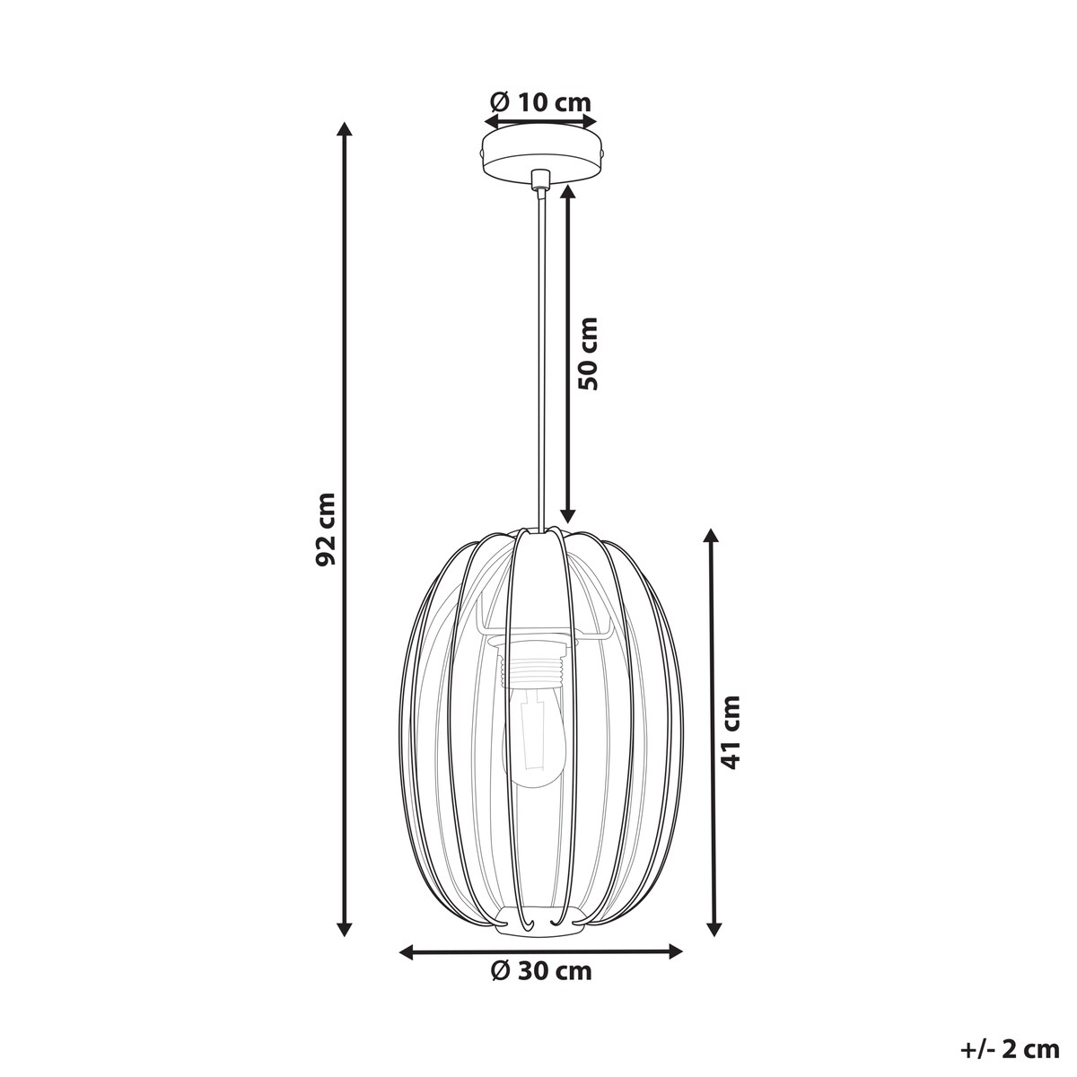 Lampa wisząca PADAMO Biały