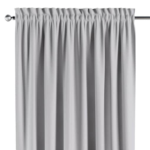Zasłona na kanale z grzywką 1 szt. 130x245 szary