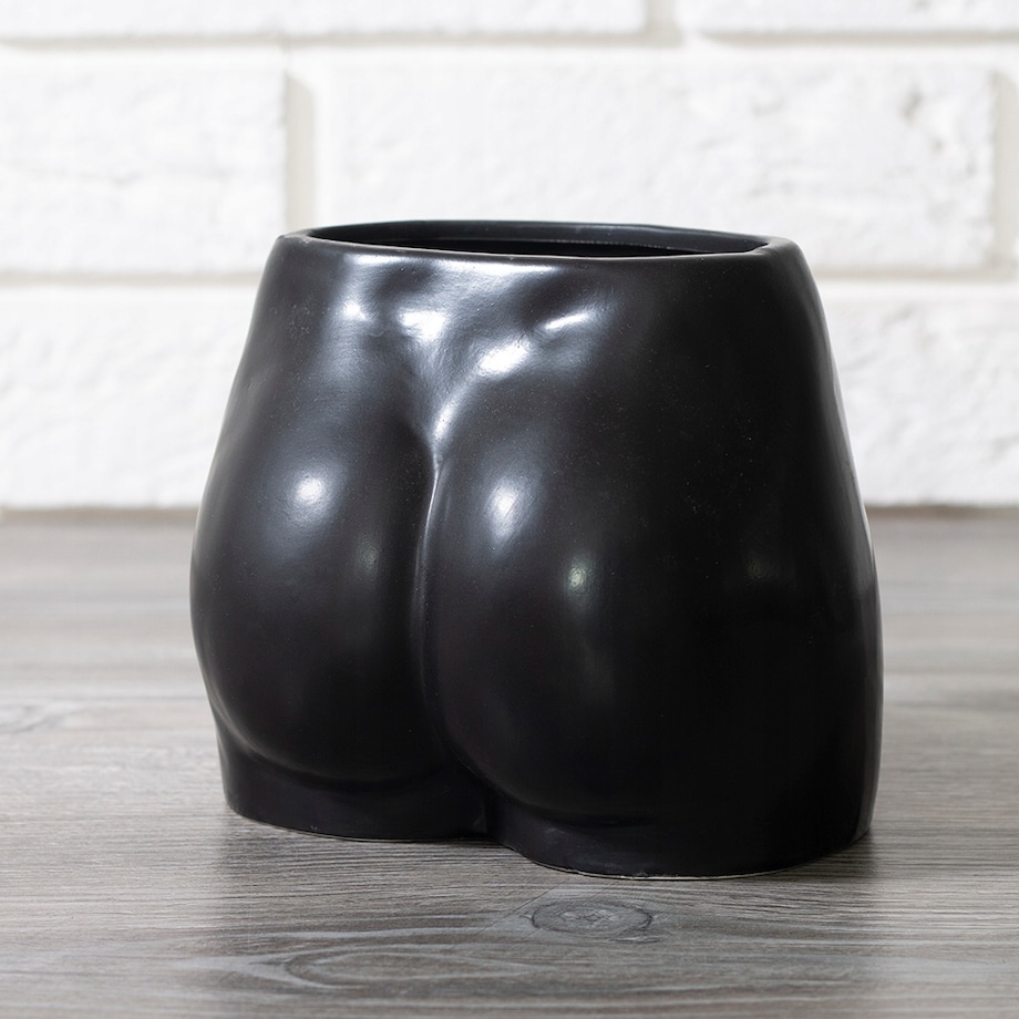 WAZON FEMINE czarny ceramiczny wys. 13cm