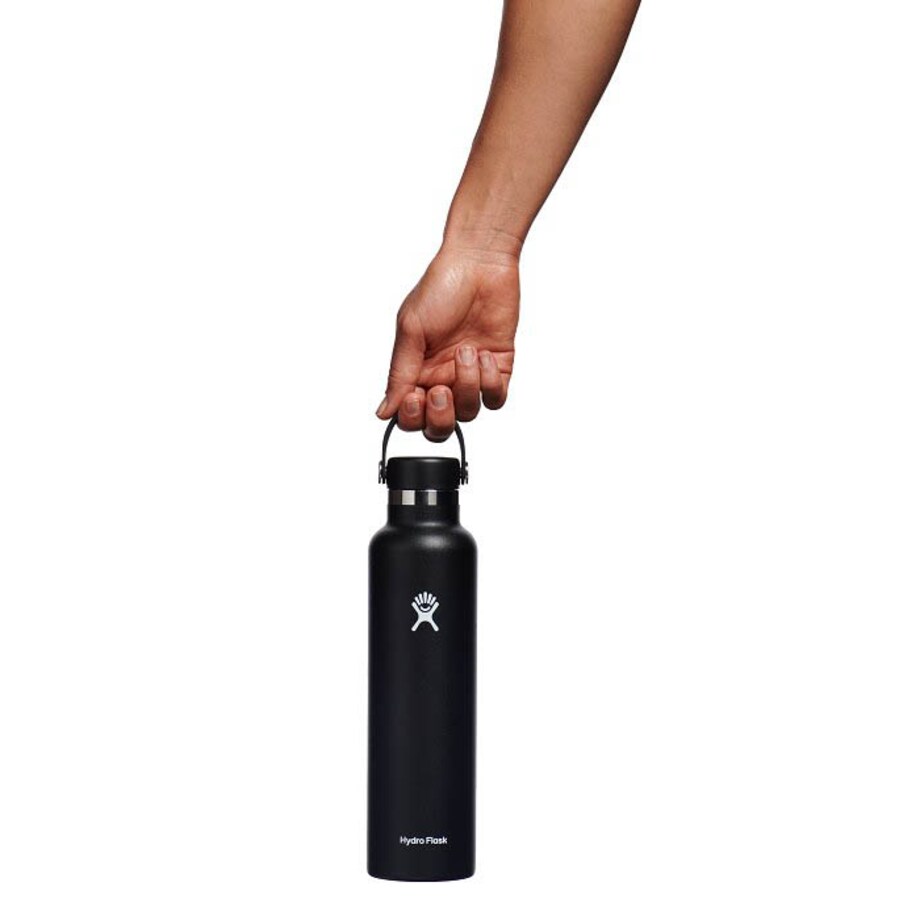 Butelka termiczna (709 ml) Standard Mouth Black Hydro Flask