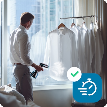 Parownica do ubrań Berdsen 1500W Steamer Żelazko parowe regulacja pary 32g/min