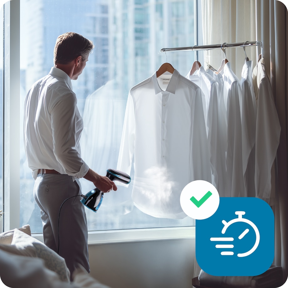 Parownica do ubrań Berdsen 1500W Steamer Żelazko parowe regulacja pary 32g/min