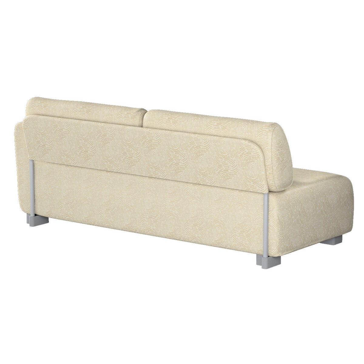 Pokrowiec na sofę 2-osobową jeden podłokietnik Mysinge, beżowo-złoty wzór, sofa Mysinge 2-os. jeden podłokietnik, Living II