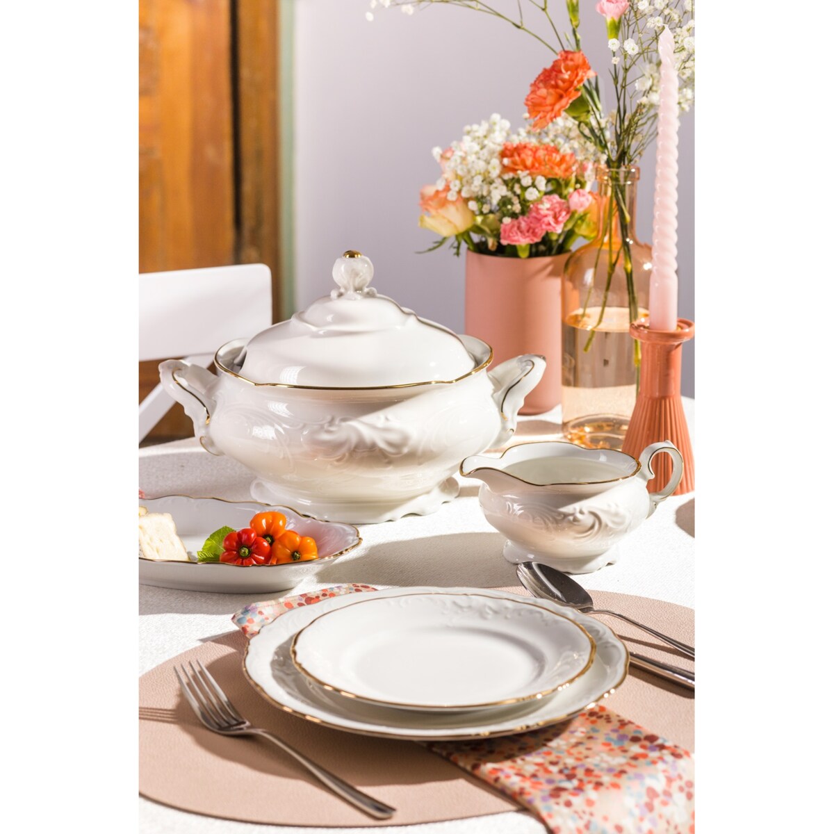 Waza 3000 ml Fryderyka Ivory 3617