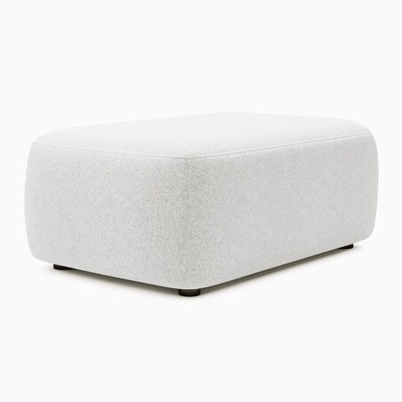 Pufa prostokątna BELLA śmietankowa