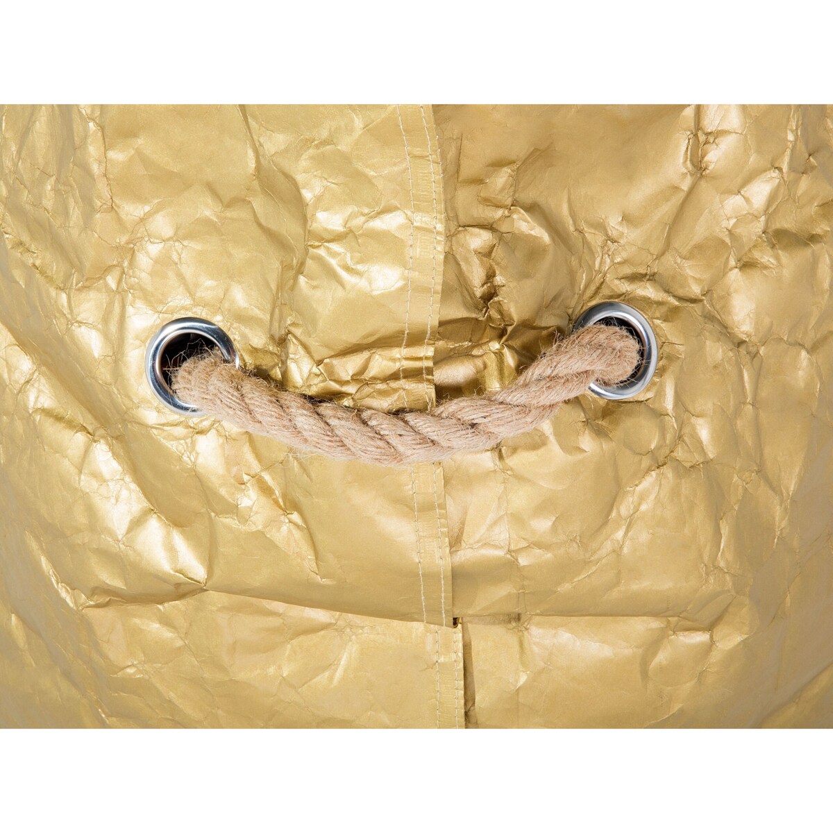 Fotel worek 200 L DROP 63 cm 75 cm Złoty