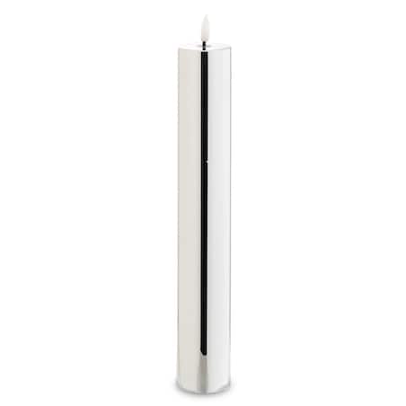 Świeca LED z tworzywa sztucznego 34x5x5 cm LYS-4 srebrna