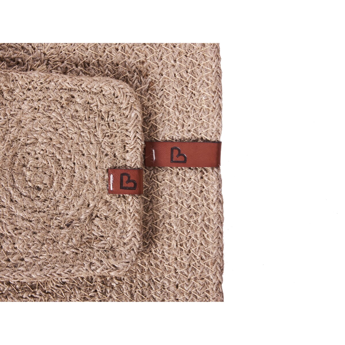 Zestaw 12 podkładek na stół SALTBUSH Naturalny Juta