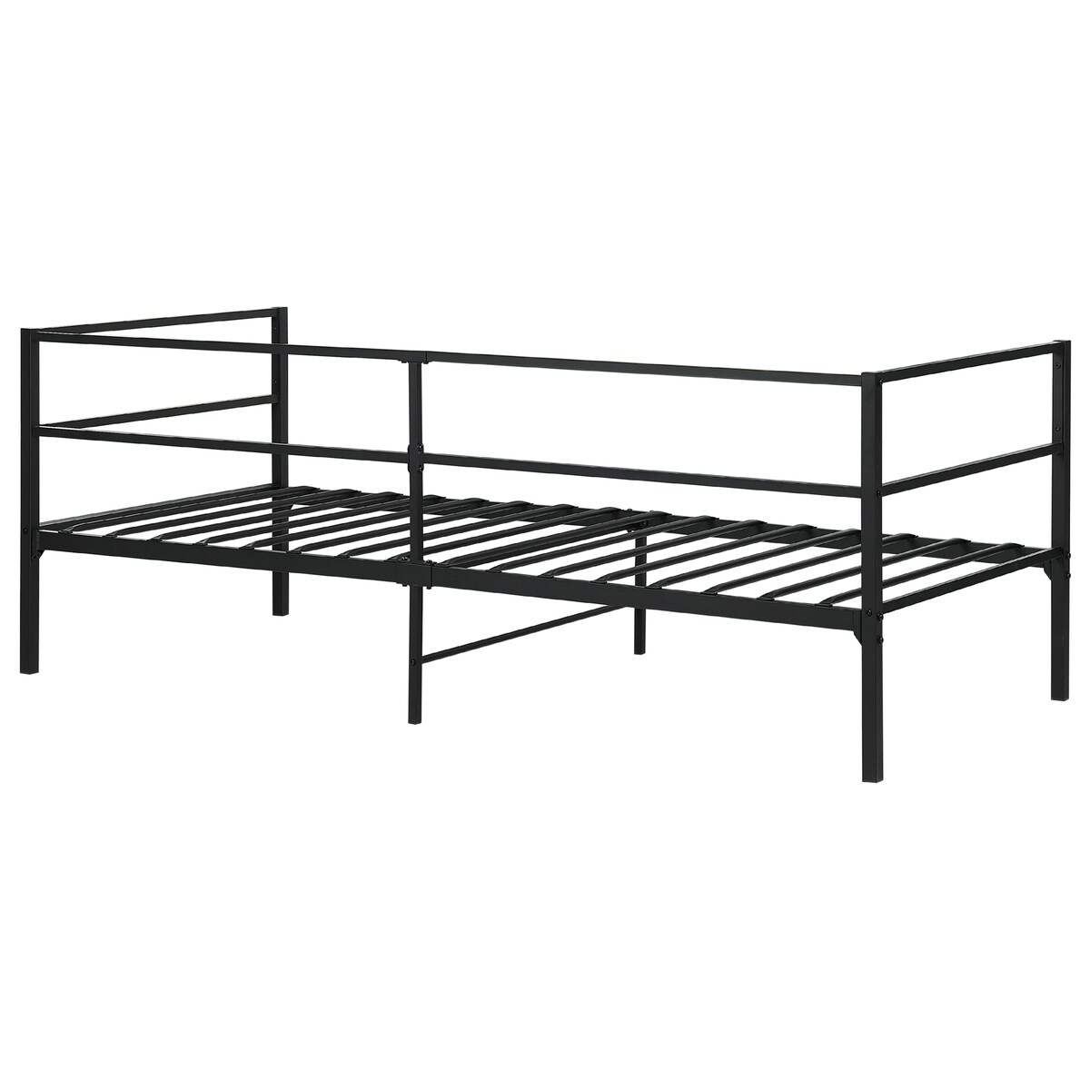 Łóżko Metal BATTUT 90 x 200 cm Czarny