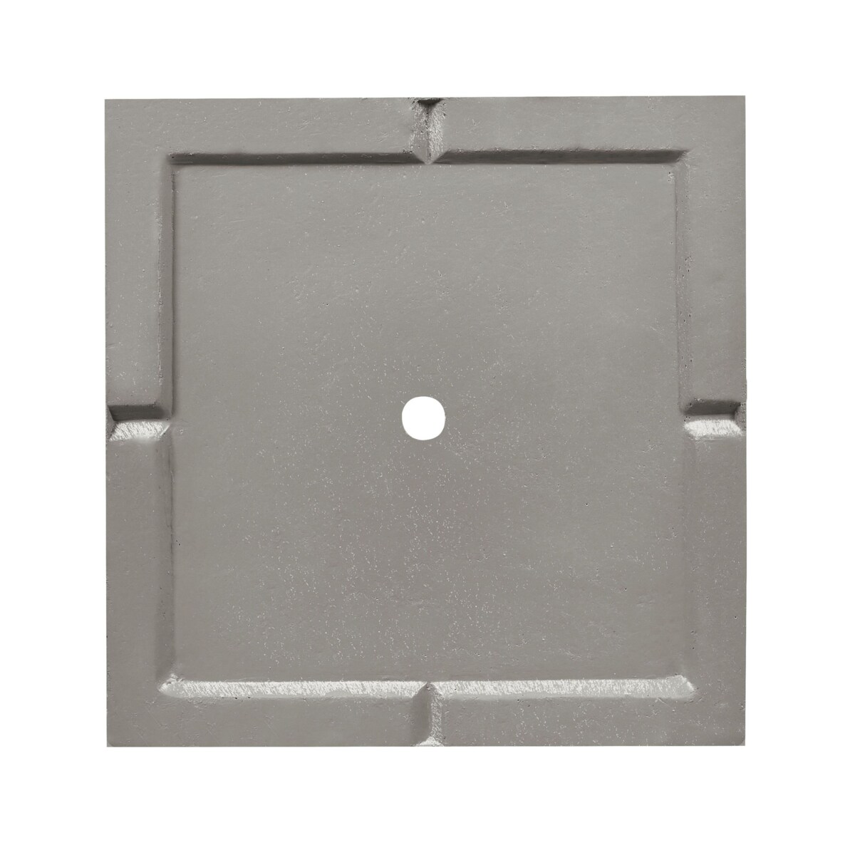 Doniczka 40 x 40 x 77 cm beżowoszara DION