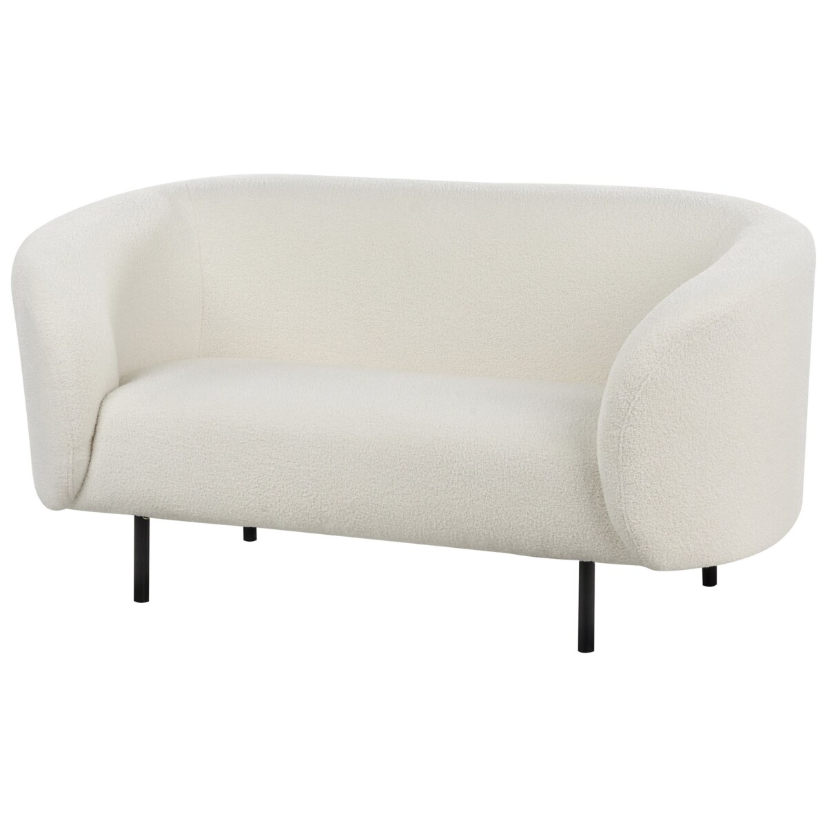 Sofa LOEN Boucle Biały dla 2 osób
