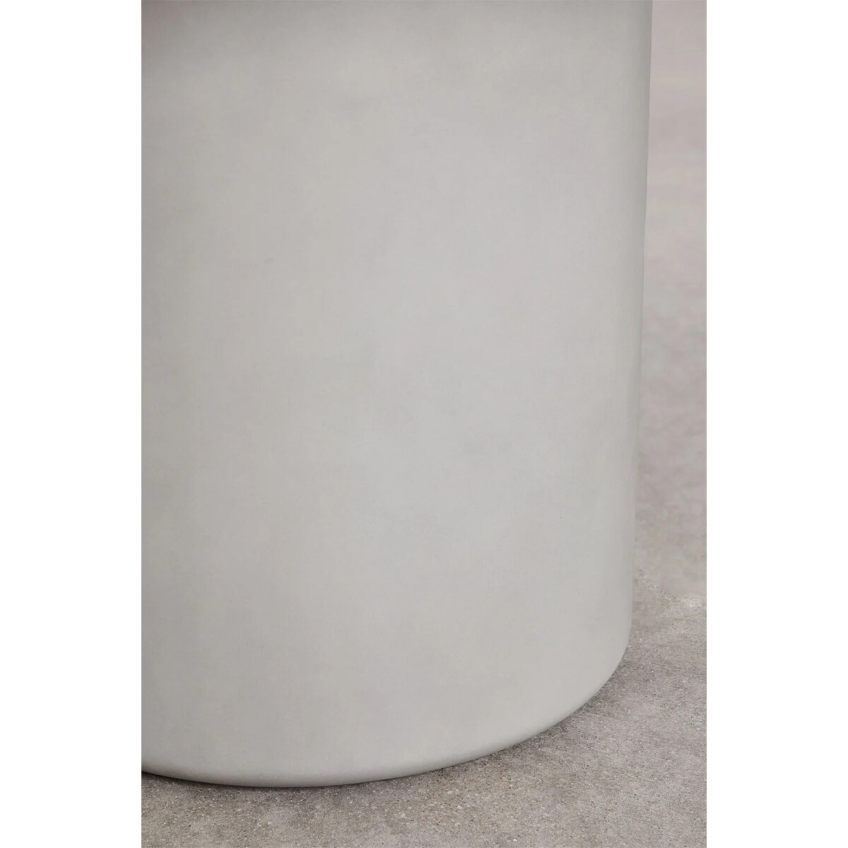Okrągły stół do jadalni z cementu Namara jasnoszary Ø120 cm