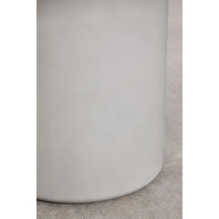 Okrągły stół do jadalni z cementu Namara jasnoszary Ø120 cm