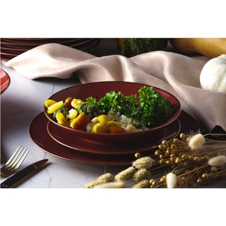 Konsimo ALUMINA Serwis obiadowy 6os. (18el.)