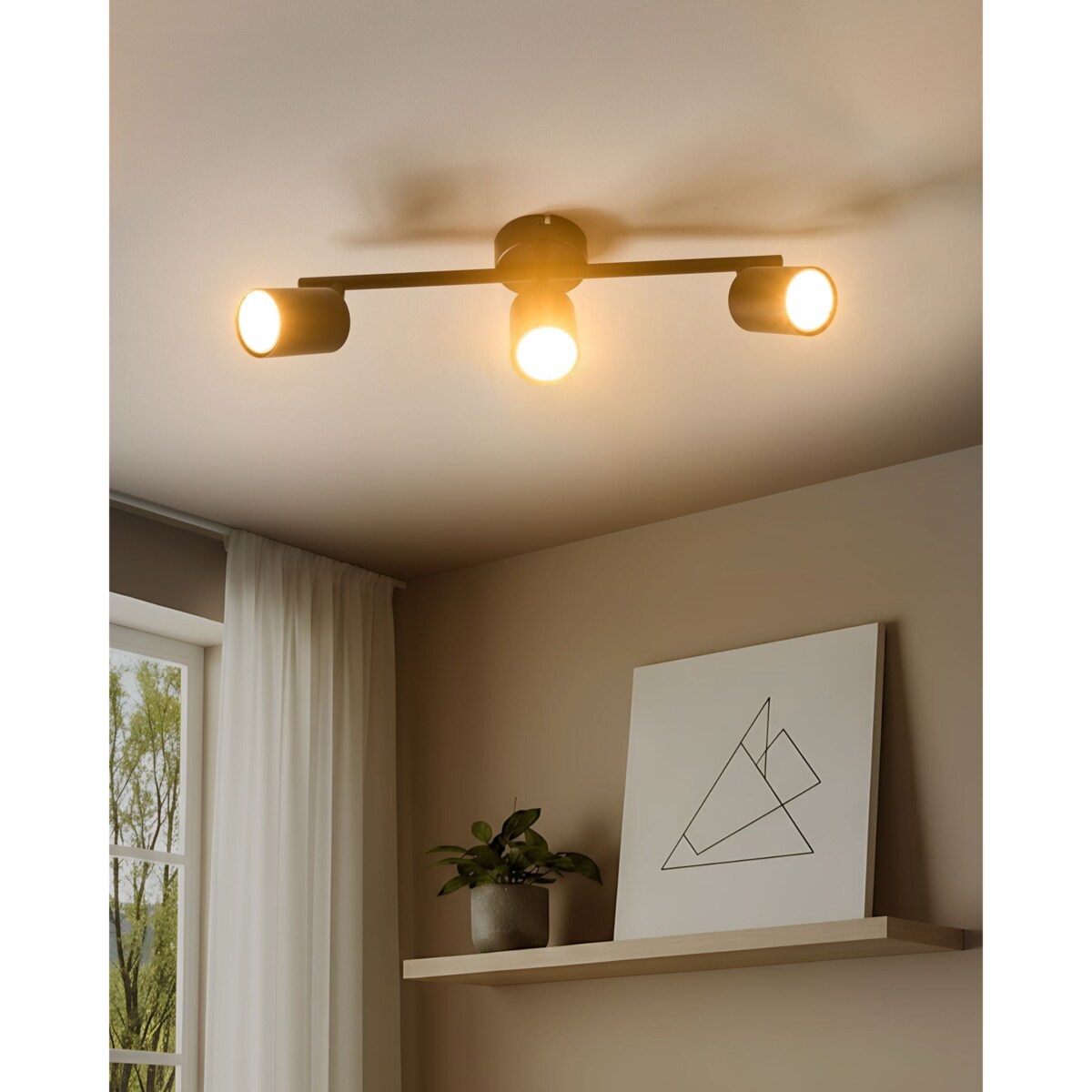 Lampa spot 3-punktowa NYANDO Metal Czarny