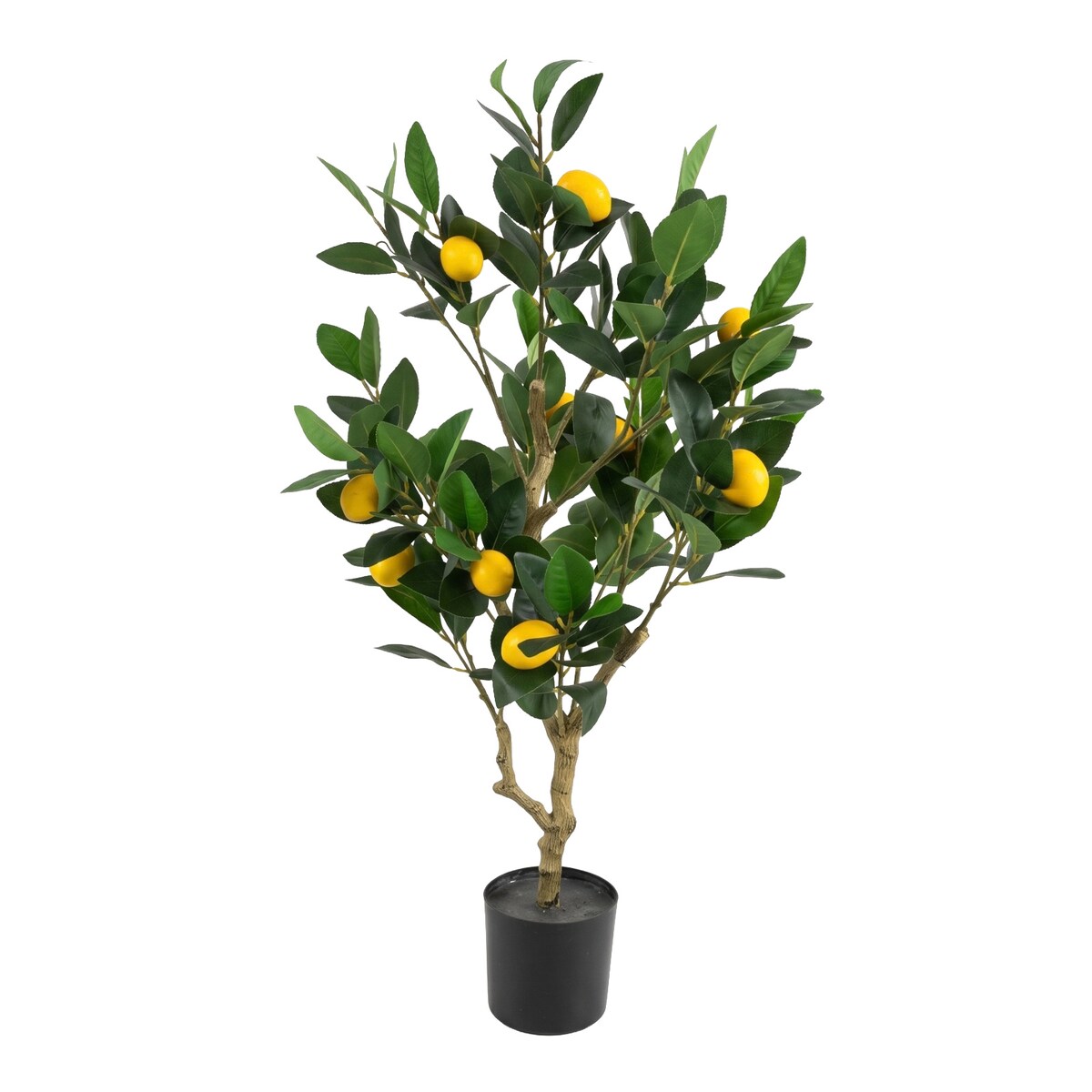 Sztuczne drzewko cytrynowe w doniczce, wys. 80 cm