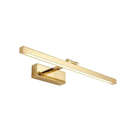 Kinkiet App1864-1W 60Cm Led Złoty, Aluminium, Tworzywo Sztuczne