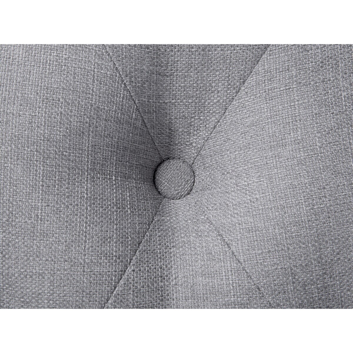 Łóżko tapicerowane 140 x 200 cm szare BORDEAUX