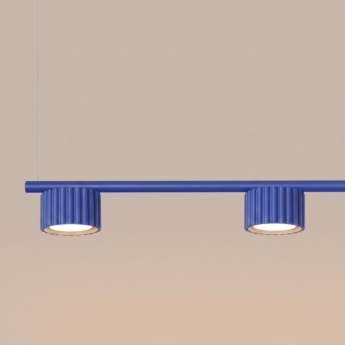 Żyrandol AURA 4 ultramaryna Gx53