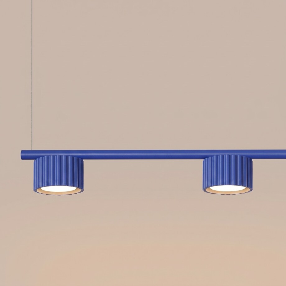Żyrandol AURA 4 ultramaryna Gx53