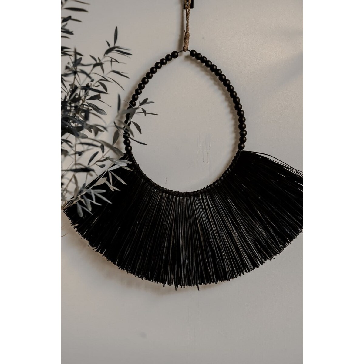 DEKORACJA ŚCIENNA MANDONG CZARNA