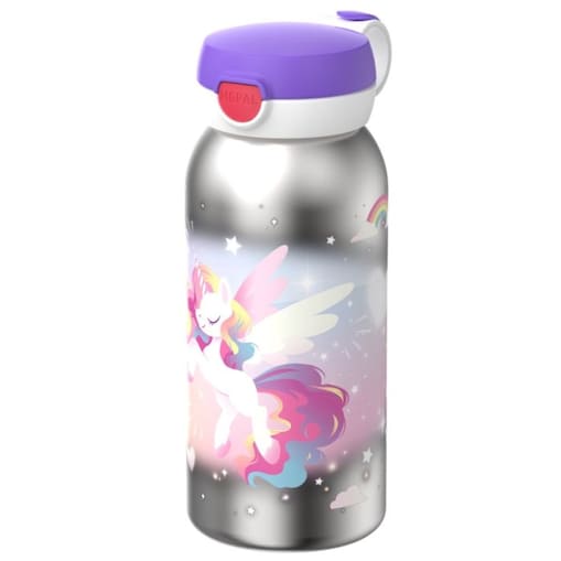 Butelka stalowa Flip Cap Campus 600 ml Unicorn Glow 107489065411