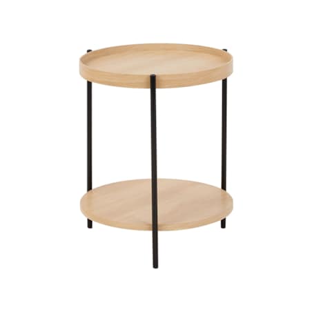 Stolik kawowy MDF Okleina Jasne drewno LANDER