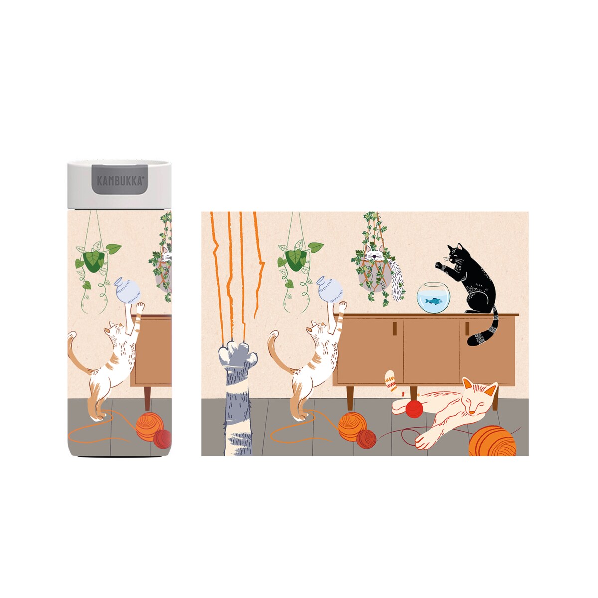 Kubek termiczny termos Olympus 500ml - Cat Astrophe edycja limitowana