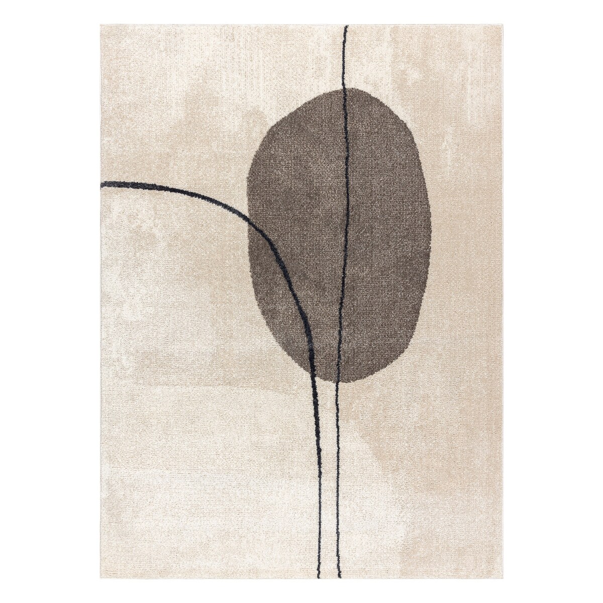 Dywan FUSION 0808 krem / beż - Geometryczny, 180x270 cm