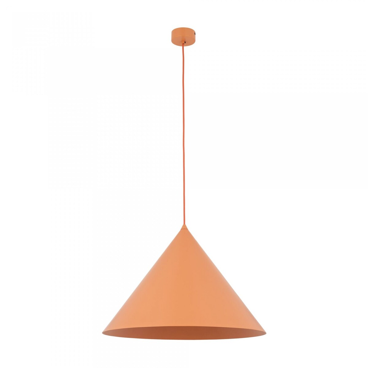 Lampa wisząca TK Lighting CONO XL 11386 pomarańczowa loft E27 regulowana do 170 cm