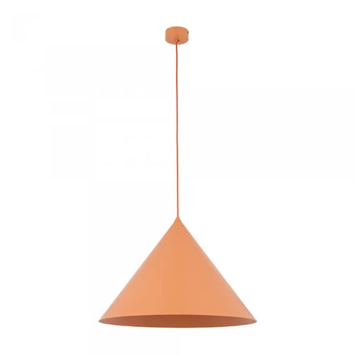 Lampa wisząca TK Lighting CONO XL 11386 pomarańczowa loft E27 regulowana do 170 cm