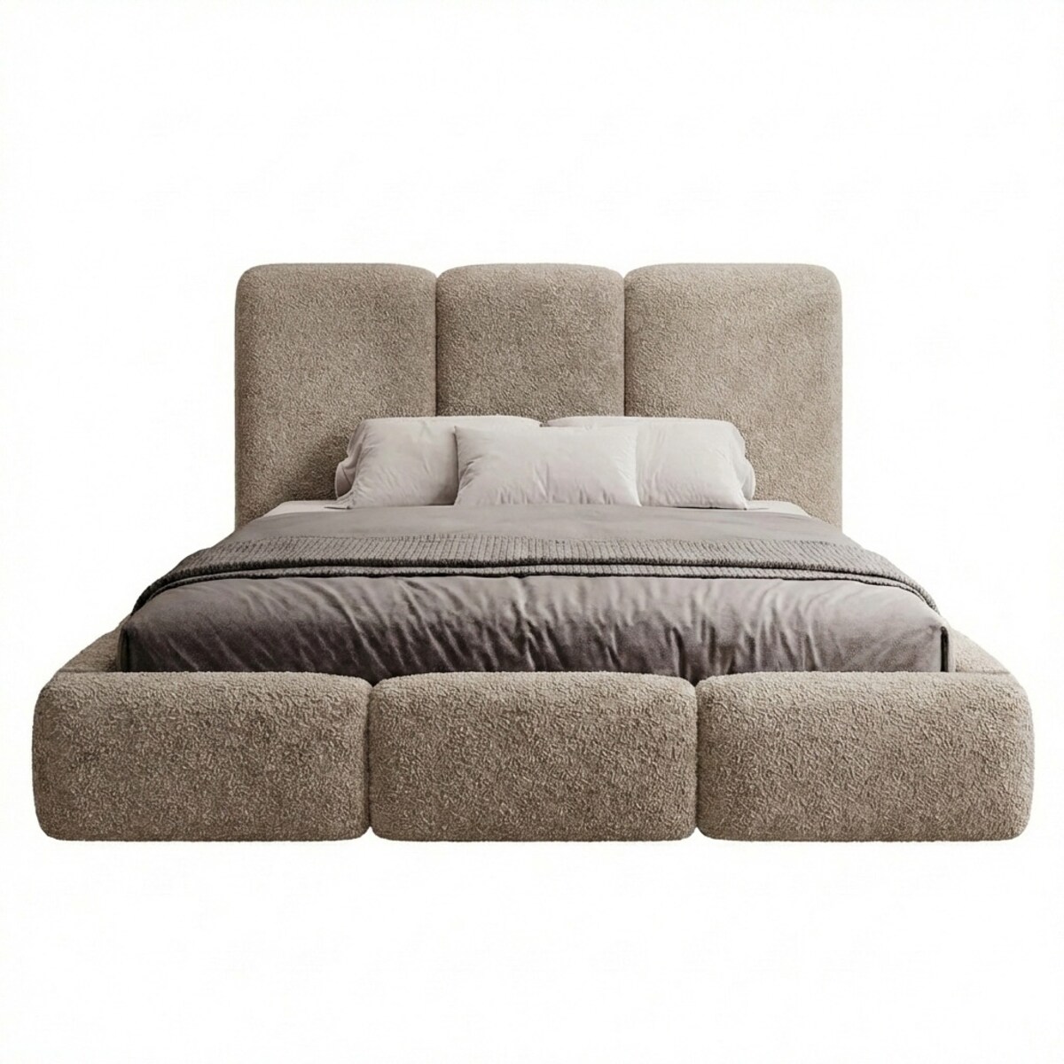 Łóżko Tapicerowane Capri 140X200 Stelaż Pojemnik Na Pościel Loop 08