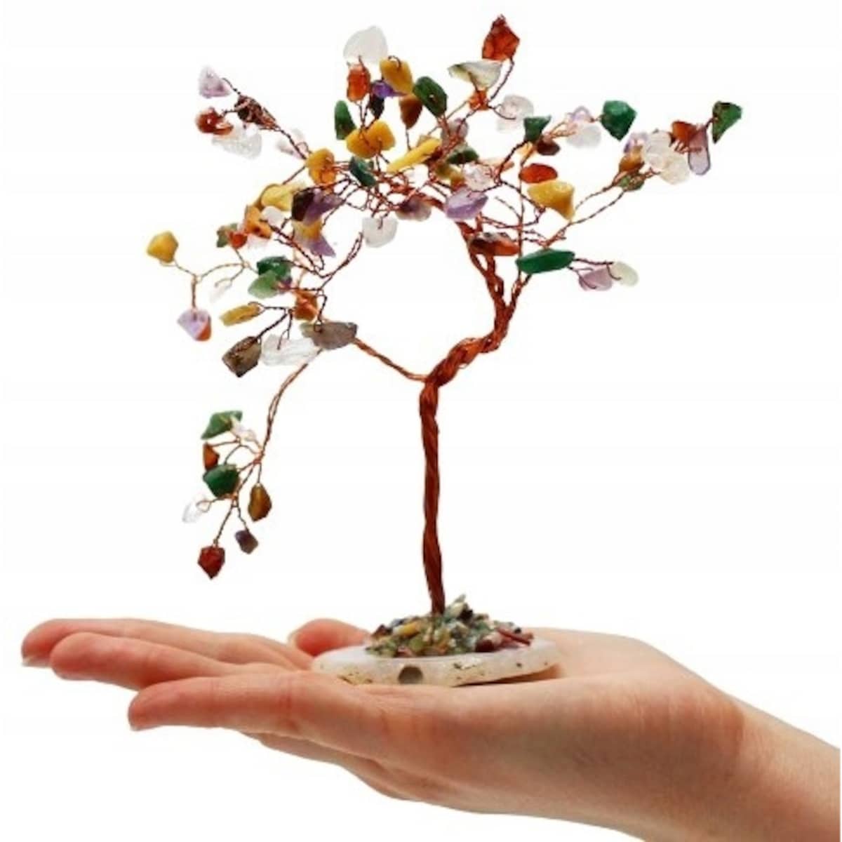 Drzewko SZCZĘŚCIA AGAT NA prezent upominek mamy ślub urodziny DUŻE ozdoba