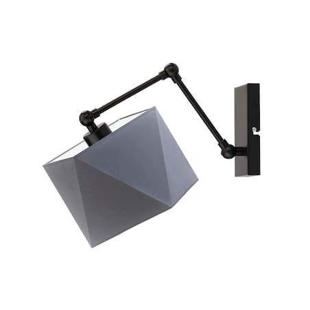 Kinkiet przegubowy lampa ścienna lampa na ścianę regulowany z abażurem diament SOUL