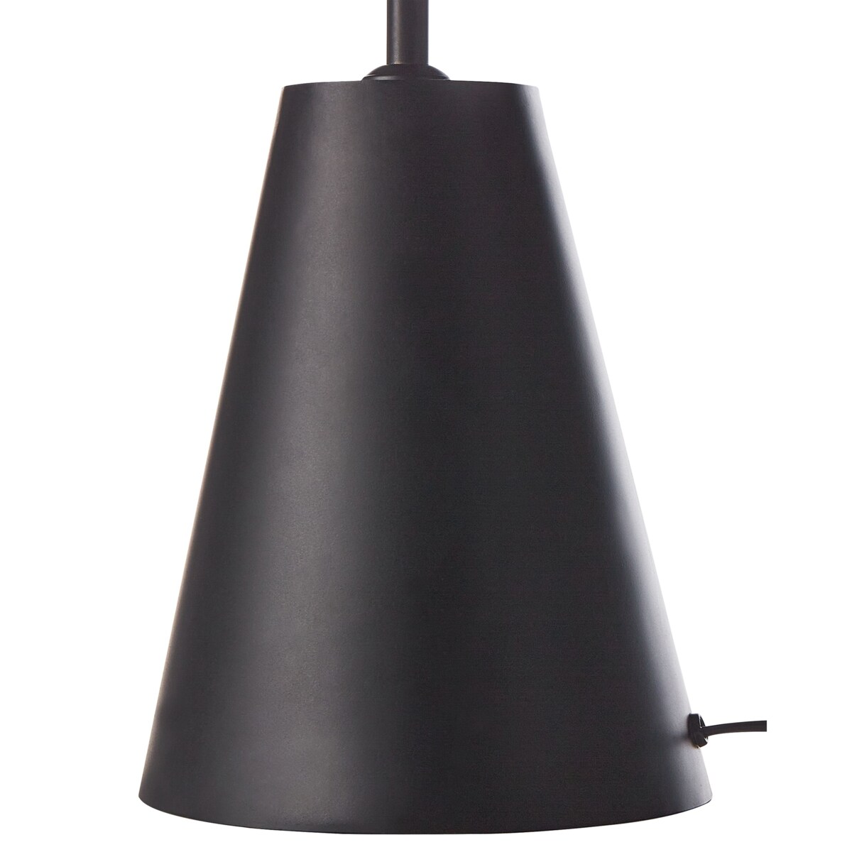 Lampa stołowa metalowa czarna PALMIET