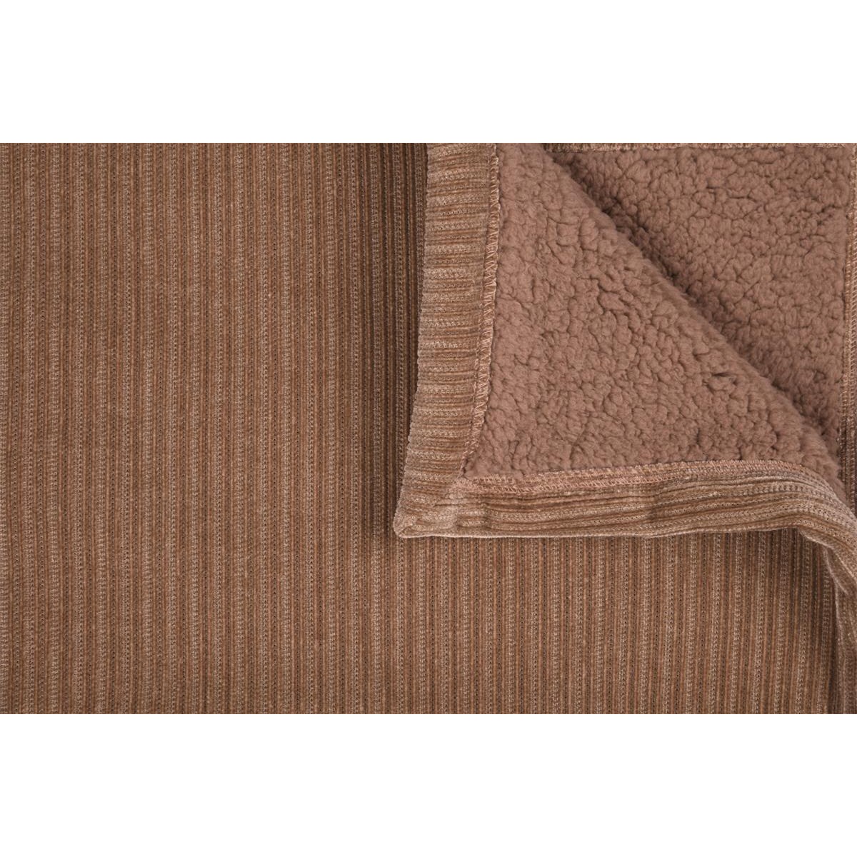 Pluszowy koc z barankiem, CLAYTON, 130 × 160 cm