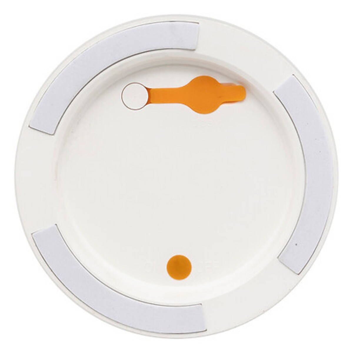 LAMPKA ZEWNĘTRZNA Kiara biała na baterie z rączką nowoczesna