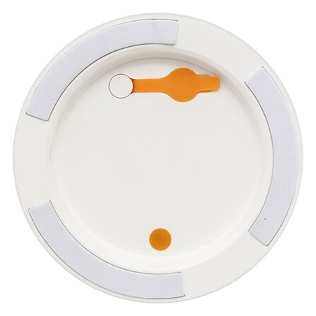 LAMPKA ZEWNĘTRZNA Kiara biała na baterie z rączką nowoczesna