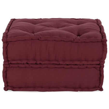 vidaXL Modułowa sofa, bordowy, 70x70x36, materiał