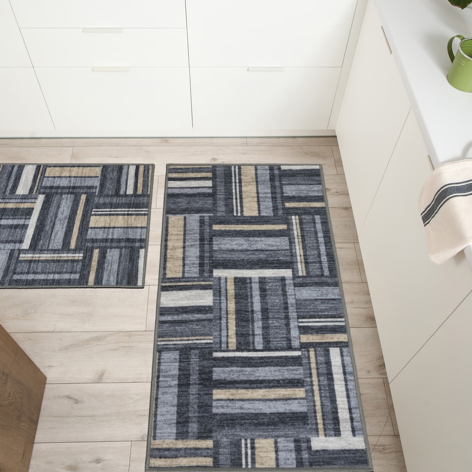 Chodnik Antypoślizgowy Vita 60x100 cm Plecionka Wielokolorowy