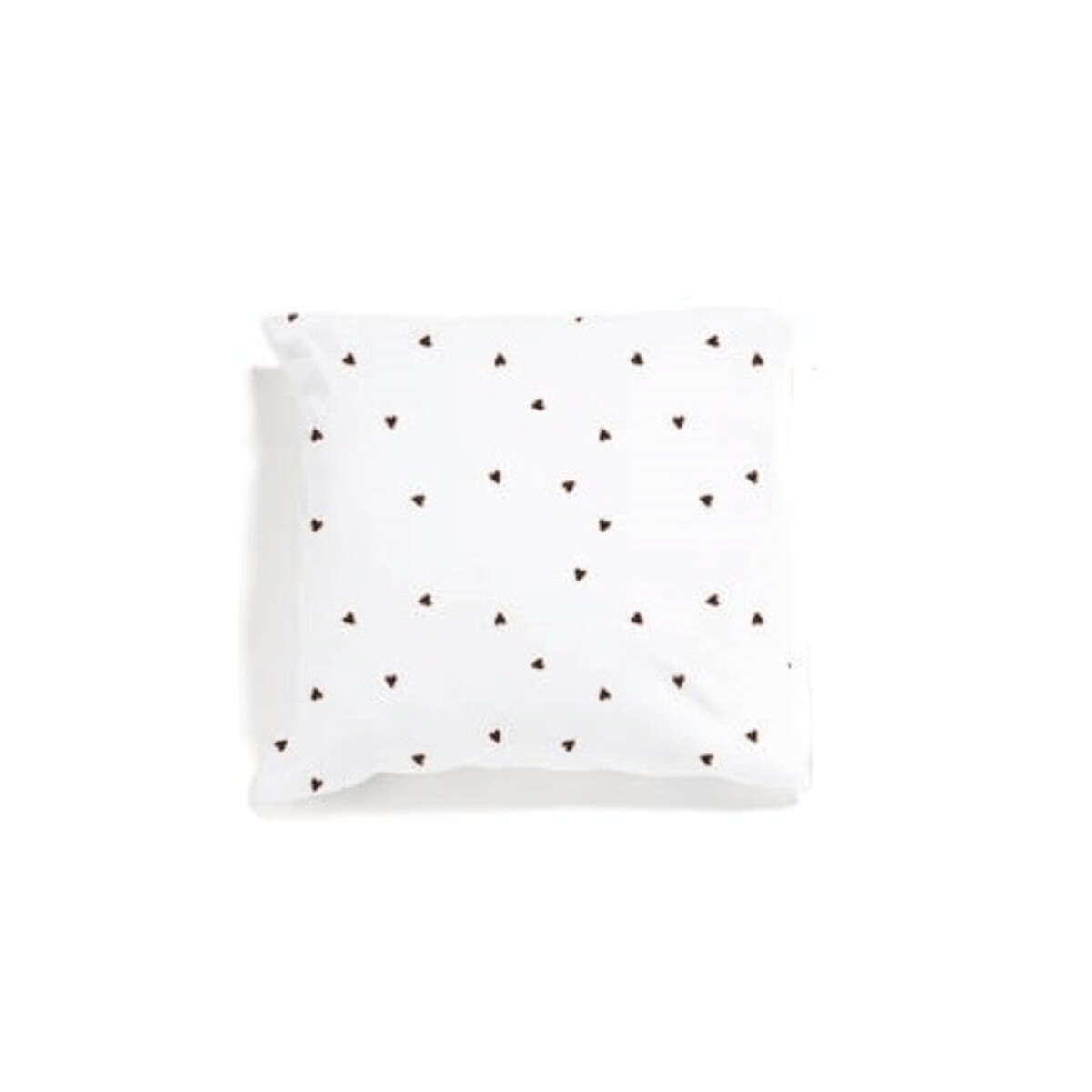 Poszewka Czekoladowe serduszka 50 x 70 cm