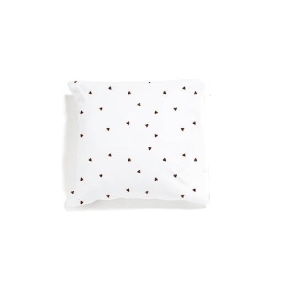 Poszewka Czekoladowe serduszka 50 x 70 cm