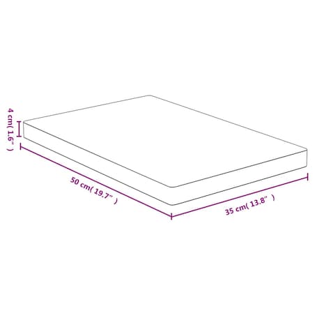 vidaXL Deska do krojenia, 35x40x4 cm, bambusowa