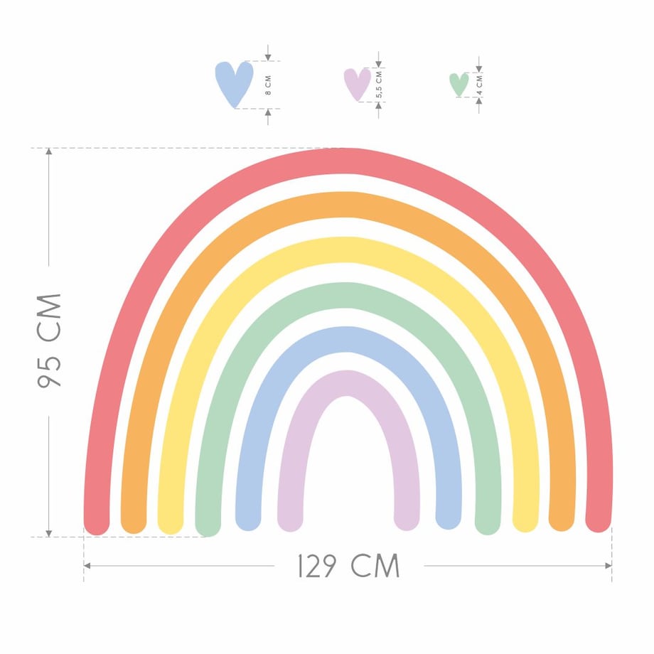 Naklejka Tęcza DK480