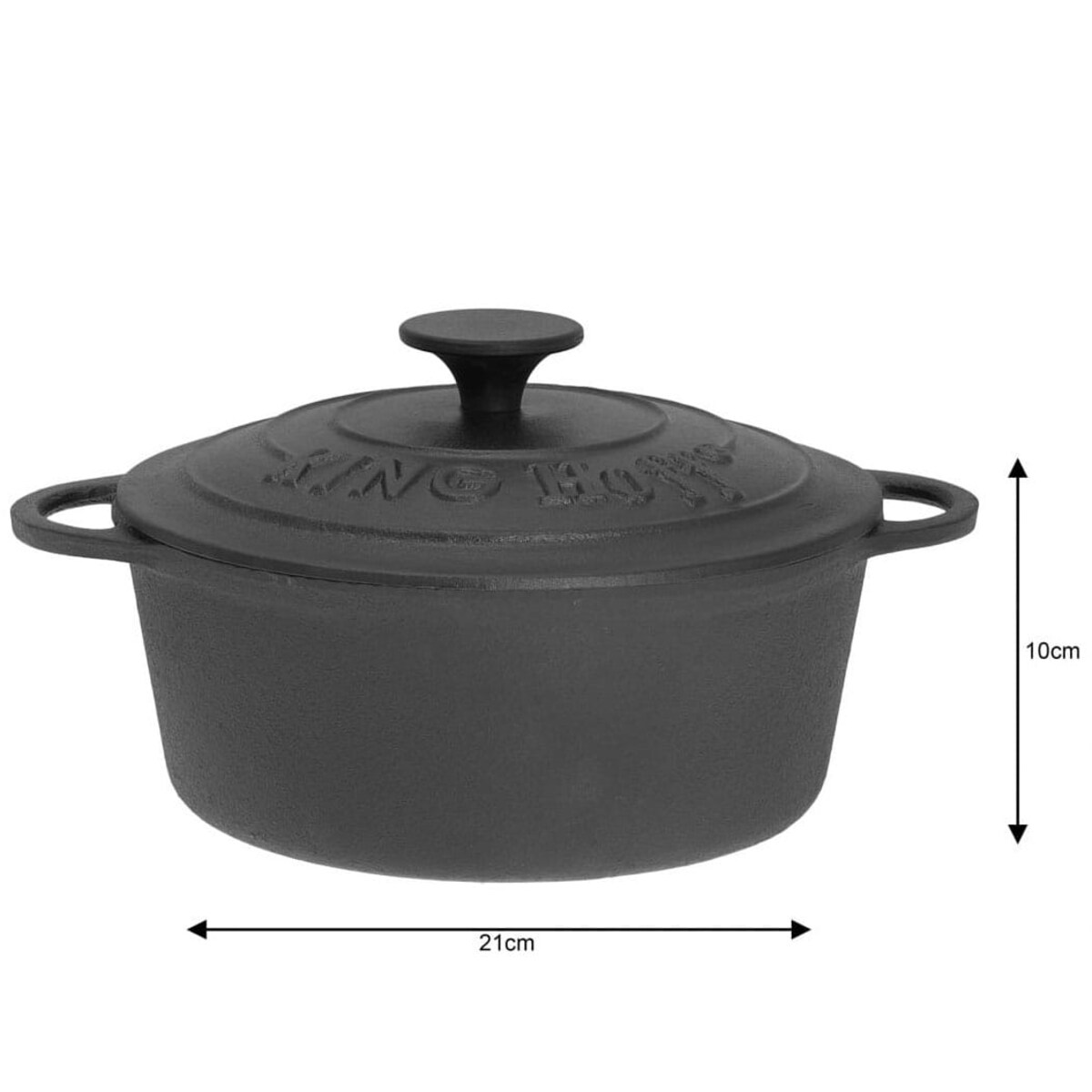 Garnek Żeliwny 22 Cm 2,4L Kinghoff