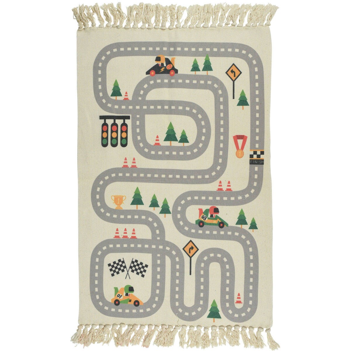 Dywan droga, z frędzlami, 80 x 120 cm