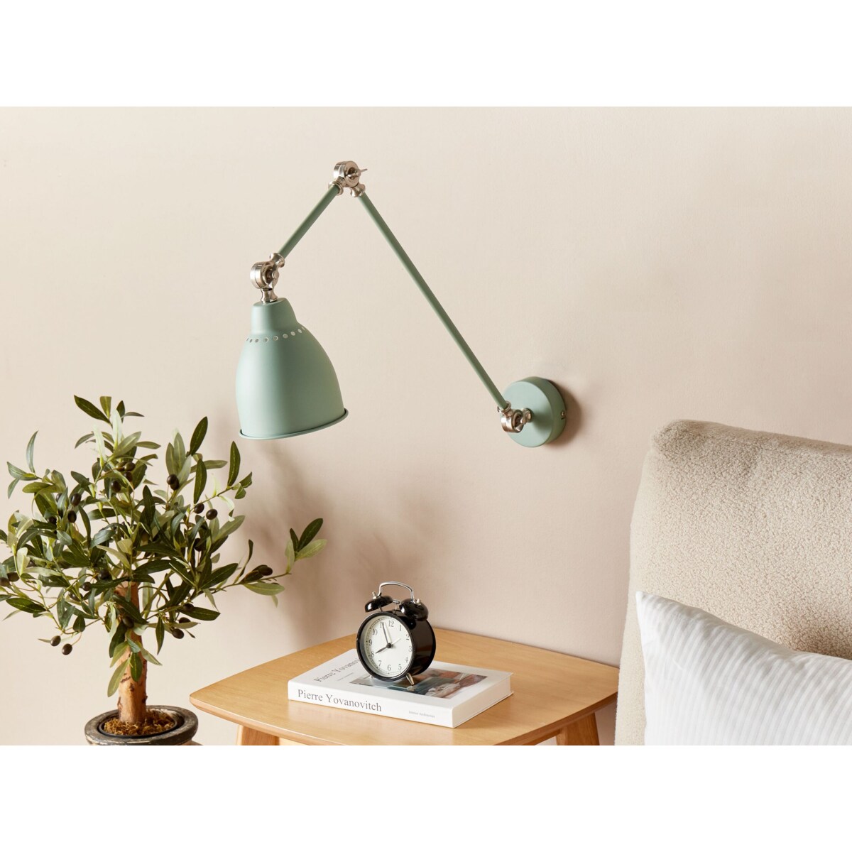 Lampa ścienna jasnozielona MISSISSIPPI