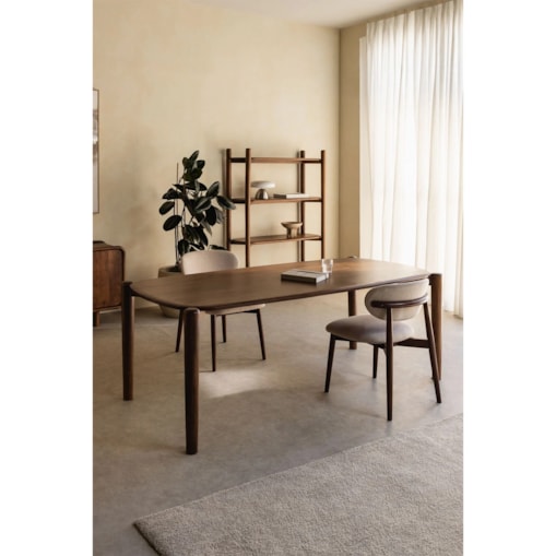 Stół prostokątny z drewna mango, 200x90 cm, Gina