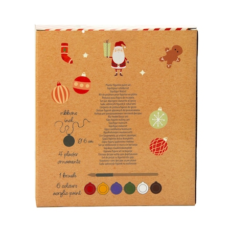 Bombki Do Malowania Dla Dzieci Świąteczne Boże Narodzenie 4 Szt