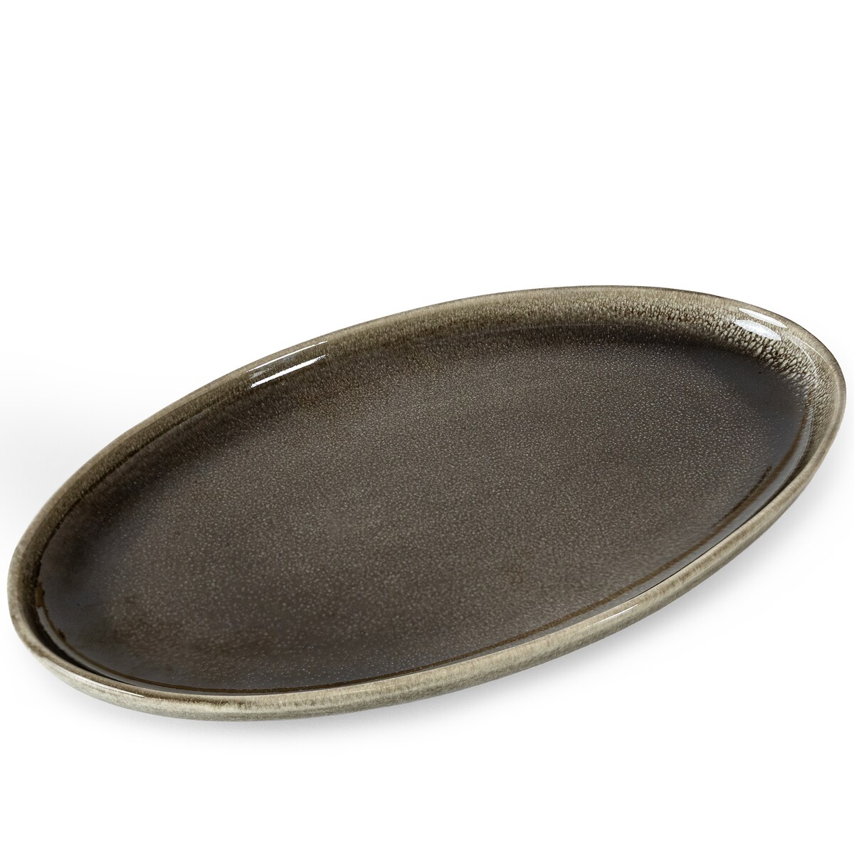 EDA Zestaw półmisków (2 szt.), brązowy/szary/beżowy